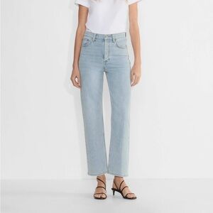Denim Forum Aritzia The Arlo Hi-Rise Straight Jean 28Wx28L
